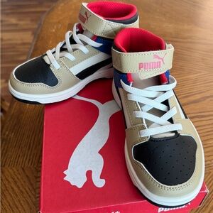 Puma Sneakers- Fun toddler shoes for a girl or boy. Never worn.